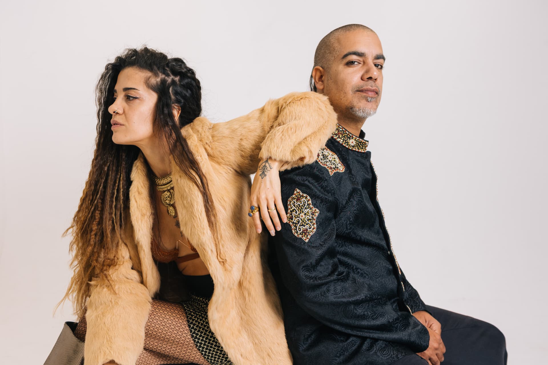 Roy and Yeliz Smila together in the studio